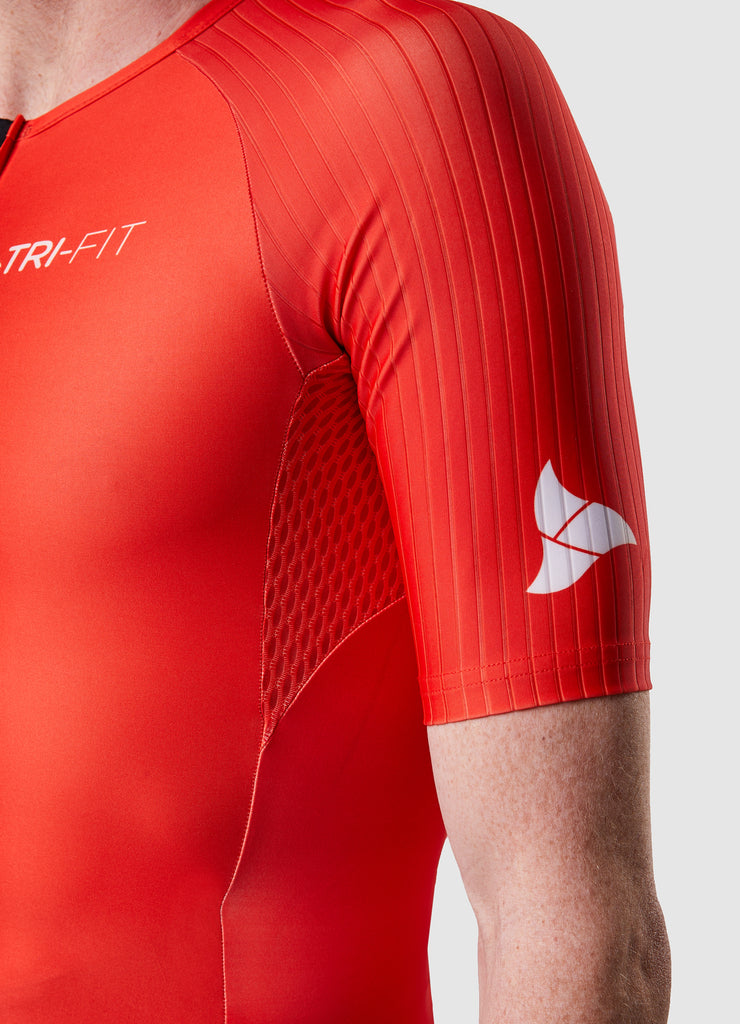 EVO NEXT GEN RED Men's Tri Suit, available in TRI Suit Bundles