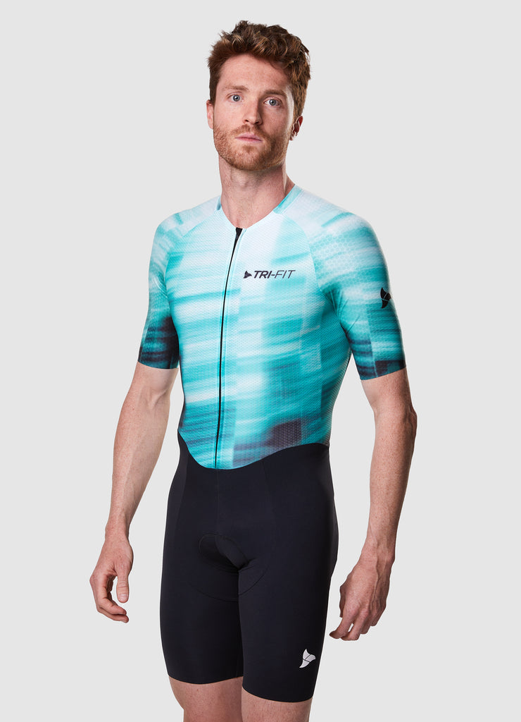 New GEO MATRIX Men's Tri Suit, available in TRI Suit Bundles