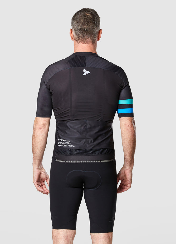 TRI-FIT SYKL PRO BLACK EDITION Short Sleeve Men's Cycling Jersey, available now