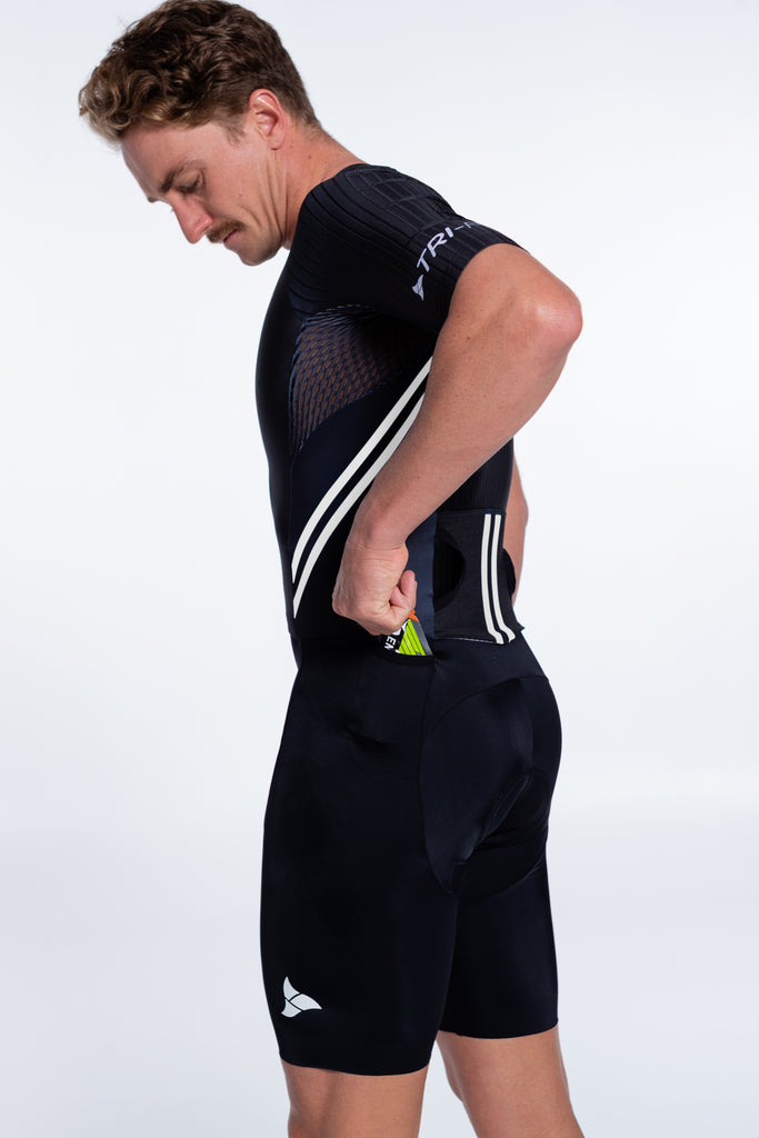 EVO NEXT GEN BLACK EDITION Men's Tri Suit, available in TRI Suit Bundles