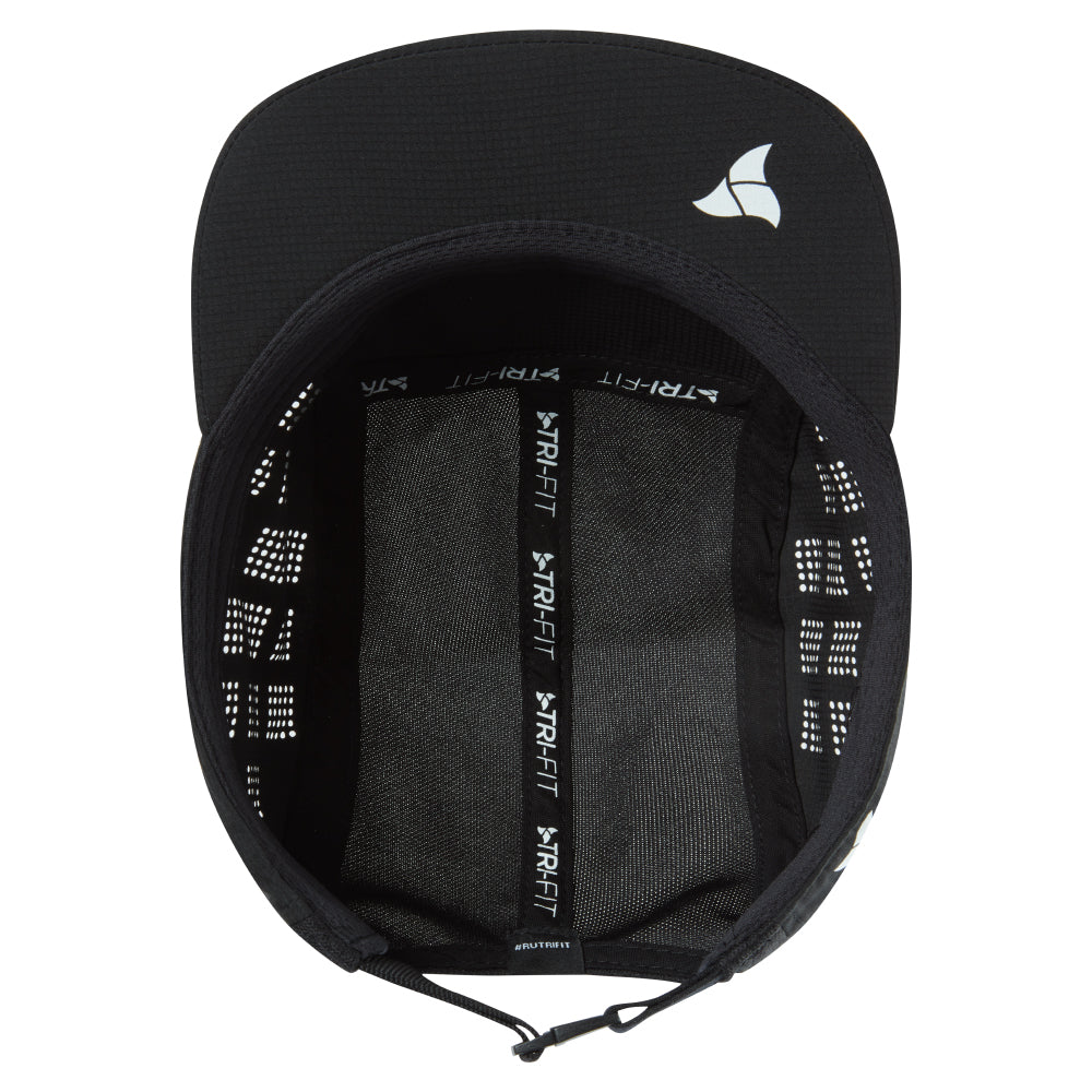 TRI-FIT AirEdge Ultra-Light Running Cap BLACK EDITION Underneath