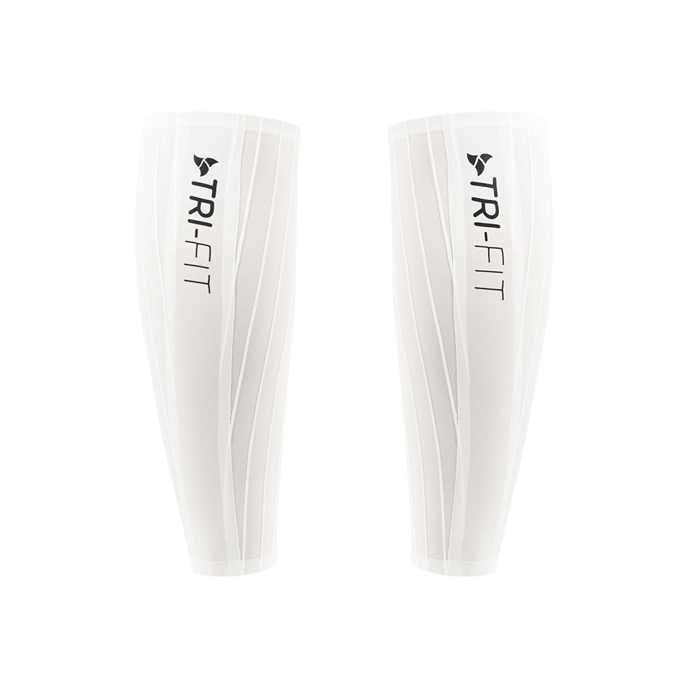 Rear view highlighting fully heat-welded seam of VORTEX Calf Sleeves for clean, frictionless finish.
